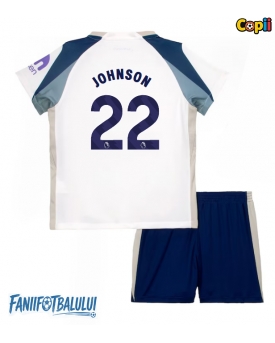 Tottenham Hotspur Brennan Johnson #22 Echipament de Fotbal Replică 2025-26 Copii Acasa (+ Șorturi)